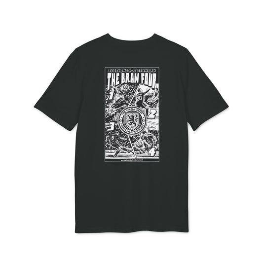Scotland - The Braw Four Graphic Tee - Black