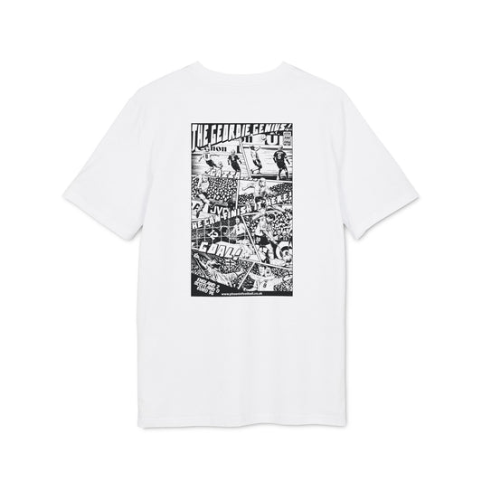 England - The Geordie Genius Graphic Tee - White